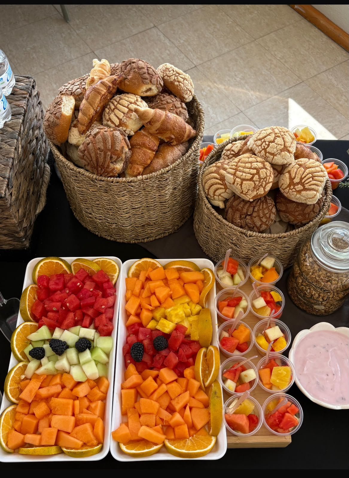 Desayuno servido por Godere il Momento